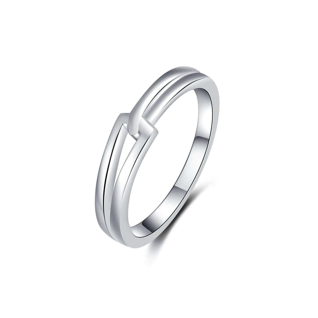 Knot Ring Sterling Silver Promise Rings