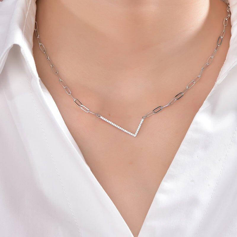 Letter L Chain Necklace - Trendolla Jewelry