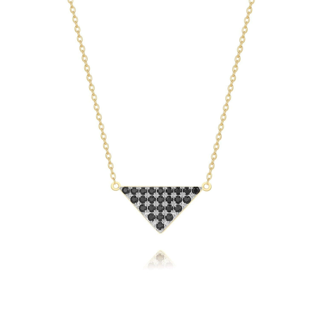 Triangle Pendant Necklace Designed by Golnaz Niazmand - Trendolla Jewelry